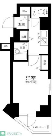 メインステージ大手町の物件間取画像